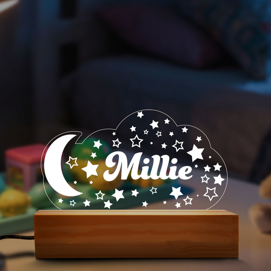 Cloud with Moon Nightlight