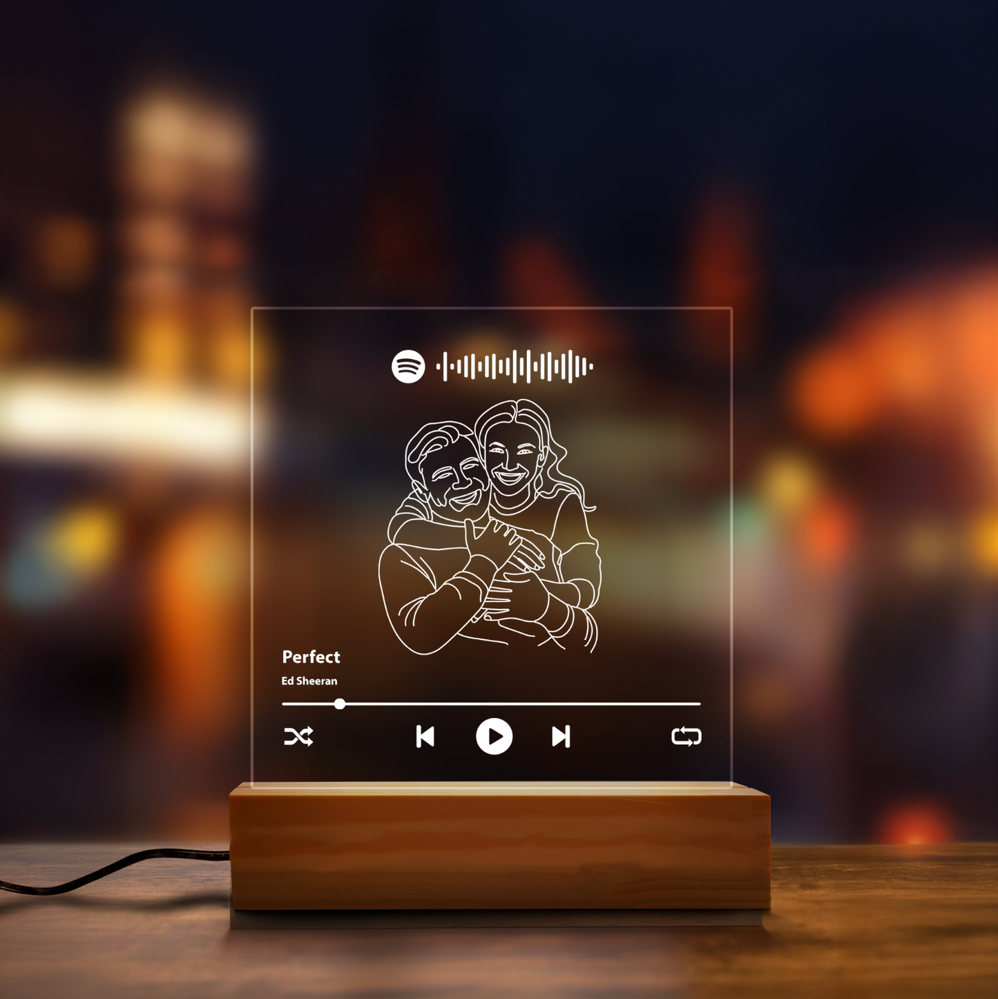 Custom Song Lamp